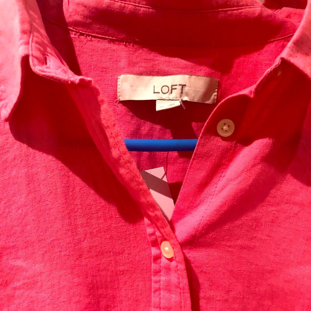 Loft Button down shirts Linen - Picture 2 of 3